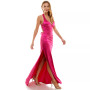 Juniors' Strappy-Back Satin Gown, Created for Macy's
