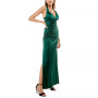 Juniors' Strappy-Back Satin Gown, Created for Macy's