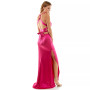 Juniors' Strappy-Back Satin Gown, Created for Macy's