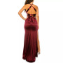 Juniors' Strappy-Back Satin Gown, Created for Macy's