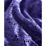 Women's Geo Lace Flounce-Hem Sheath Dress