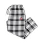 Women's Black, Gray Ohio State Buckeyes Plus Size Accolade Plaid Pants