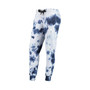 Women's White, Navy New York Yankees Melody Tie-Dye Jogger Pants