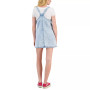 Juniors' Cotton Sleeveless Pinafore Dress