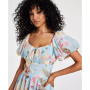 Women's Short Sleeve Eco Gilda Smocked Mini Dress