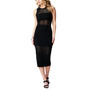 Round-Neck Sleeveless Pointelle Dress