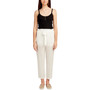 Juniors' Paperbag-Waist Cropped Pull-On Pants