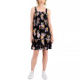 Juniors' Printed Tiered Sleeveless Dress
