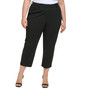 Plus Size Solid Ankle Pants