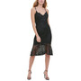 Flounce-Hem Lace Dress