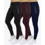 Women's Heavyweight Relaxed Fit Fleece Jogger Sweatpants, Pack of 3