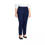 Women's Plus Size High Rise Bi Stretch Pintuck Pencil Ankle Pants