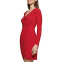 Twist-Front Knit Dress