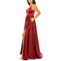 Juniors' V-Neck Satin Gown, Created for Macy's