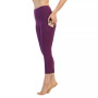 High Waist 3/4 Length Pocket Compression Leggings