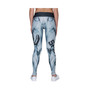 Women's Black San Antonio Spurs Marble Wordmark Leggings
