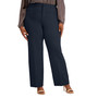 Plus Size Solid Flare-Leg Pants