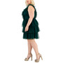 Trendy Plus Size Tulle Ruffle Fit & Flare Dress