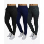Women's Moisture Wicking Fashion Performance Pants, 3 Pack