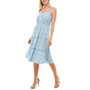 Juniors' Tie-Shoulder Tiered Dress