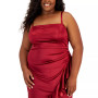 Trendy Plus Size Ruffled Midi Dress