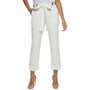 Women's Solid-Color Hardware Tie Pants