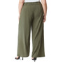 Trendy Plus Size Pleated Wide-Leg Pants