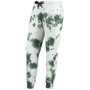 Women's White, Green Green Bay Packers Melody Tie-Dye Jogger Pants
