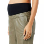 Faux-Leather Maternity Pants