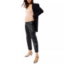Faux-Leather Maternity Pants