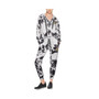 Women's White, Black Boston Bruins Melody Tie-Dye Jogger Pants