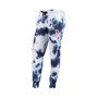 Women's White, Navy Boston Red Sox Melody Tie-Dye Jogger Pants