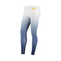 Women's White and Navy Michigan Wolverines Static Print Ombre Leggings