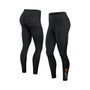 Women's Branded Black Detroit Tigers Wordmark Stack Leggings