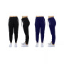 Women's Loose Fit Fleece Joggers with Zipper Pockets, Pack of 2