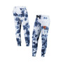 Women's White, Navy Chicago Bears Melody Tie-Dye Jogger Pants