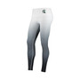 Women's White, Black Michigan State Spartans Static Print Ombre Leggings