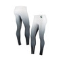 Women's White, Black Michigan State Spartans Static Print Ombre Leggings