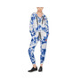 Women's White, Royal Chicago Cubs Melody Tie-Dye Jogger Pants