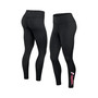 Women's Branded Black Cleveland Guardians Wordmark Stack Leggings