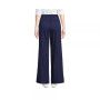 Women's High Rise Crisp Poplin Chino Wide Leg Pants