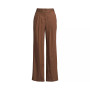 Women's High Rise Crisp Poplin Chino Wide Leg Pants