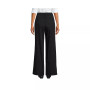 Women's High Rise Crisp Poplin Chino Wide Leg Pants