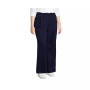 Women's Plus Size High Rise Crisp Poplin Chino Wide Leg Pants
