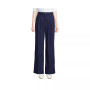 Women's Petite High Rise Crisp Poplin Chino Wide Leg Pants