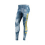 Women's Navy West Virginia Mountaineers Cloud Dye Mist Leggings