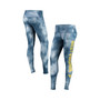 Women's Navy West Virginia Mountaineers Cloud Dye Mist Leggings