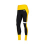 Women's Black, Gold Pittsburgh Steelers Colorblock Tri-Blend Leggings