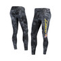Women's Black Los Angeles Lakers Burst Tie-Dye Leggings