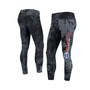 Women's Black Washington Wizards Burst Tie-Dye Leggings